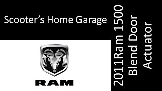 Ram 1500 Blend Door Actuator Replacement