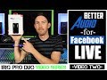 Better Audio For Facebook Live: Using An iRig Pro Duo