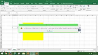 How can Protect Sheets,File and Cells in Ms Excel 2016 - Advanced Excel Training screenshot 1