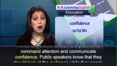 Anh ngữ đặc biệt  Public Speaking Body Language VOA   YouTube