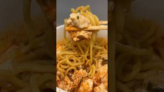 easy spicy tofu soup noodles recipe asmr koreanfood