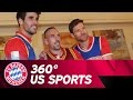 360° FC Bayern vs. NBA Basketball & First Pitch Lahm | #AudiFCBTour