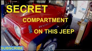 Secret Compartment on jeep - YouTube