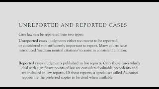 Finding Case Law @ JCU Library