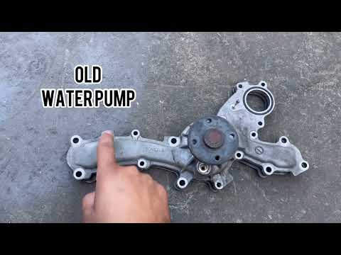 2014 TOYOTA HIGHLANDER WATER PUMP REPLACEMENT