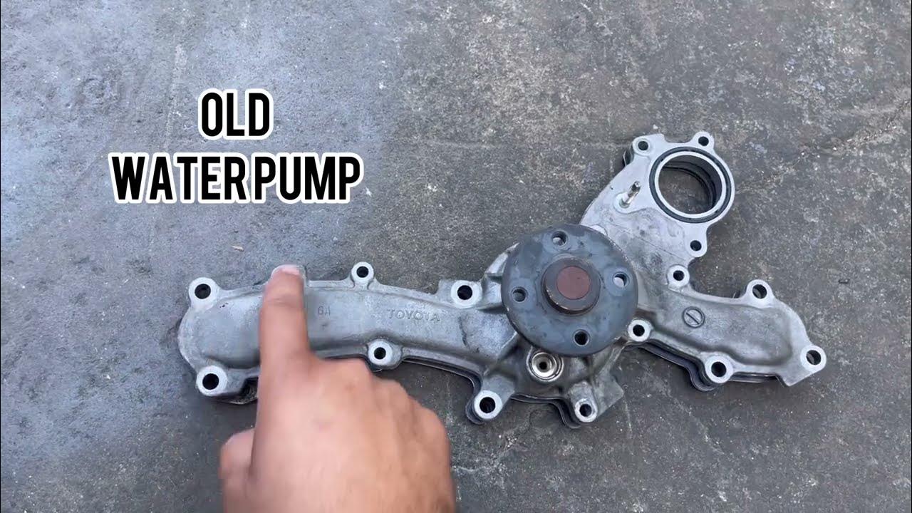 2014 TOYOTA HIGHLANDER WATER PUMP REPLACEMENT - YouTube