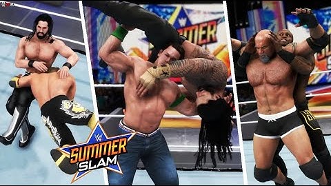 WWE 2K20: SummerSlam 2021 Full Show - Prediction Highlights