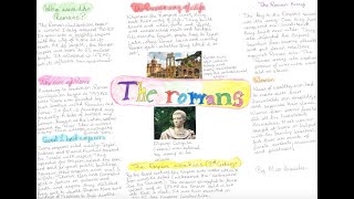 The Romans Poster lesson