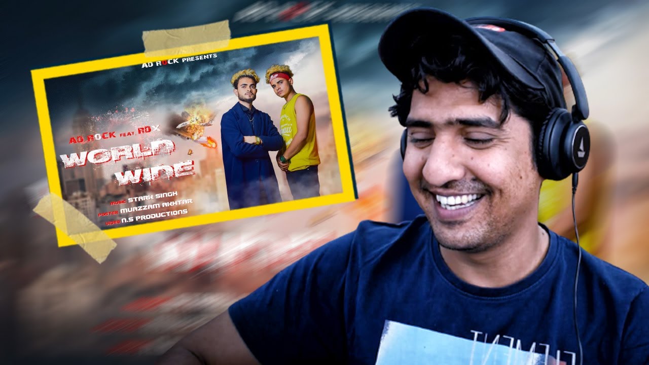 AD ROCK X RDX REACTION || WORLD WIDE OFFICIAL RAP SONG || FEAT STARK ...