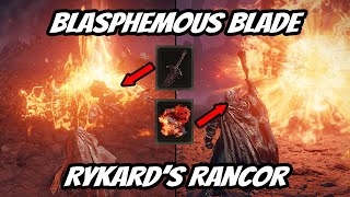 Remembrance of the Blasphemous Weapon Review |  Blasphemous Blade  10 Rykard's Rancor | Elden Ring