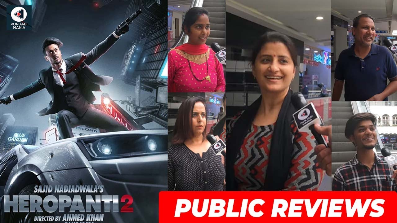 Herepanti 2 Public Movie Review from Chandigarh | First Day First Show | Tiger Shroff, Tara Sutaria