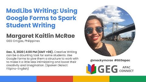 MadLibs Writing: Using Google Forms to Spark Student Writing