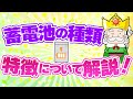 【2021年総まとめ】現在の蓄電池事情を徹底解説！種類や選び方のポイントも教えるよ！