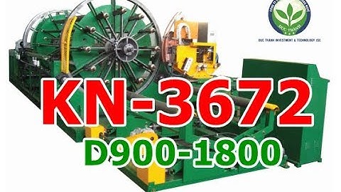 Máy hàn lồng ống cống tự động Hàn Quốc D900-1800