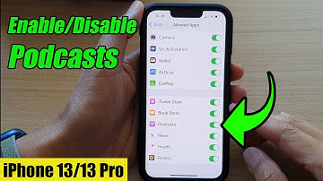 iPhone 13/13 Pro: How to Enable/Disable Podcasts