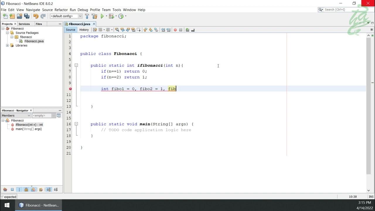 69 - Recursion: Fibonacci Example (Java) - YouTube