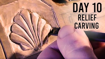How to Carve a Convex Scallop Shell - Day 10