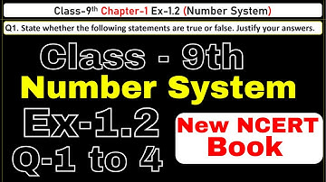 Class 9 Maths | Ex 1.2 Chapter 1 | Number System | CBSE NCERT | Exercise 1.2 | New Syllabus 2024-25