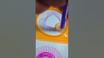 Spirograph Design Ruler #spirograph #spirography #shorts #short #shortsvideo #shortvideo
