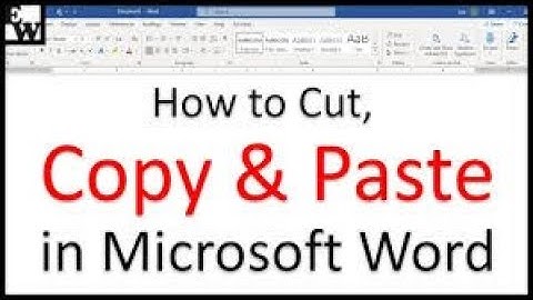How to use cut, copy and paste option in Ms Word in Urdu- class No.2 | WebTech online Computer Class
