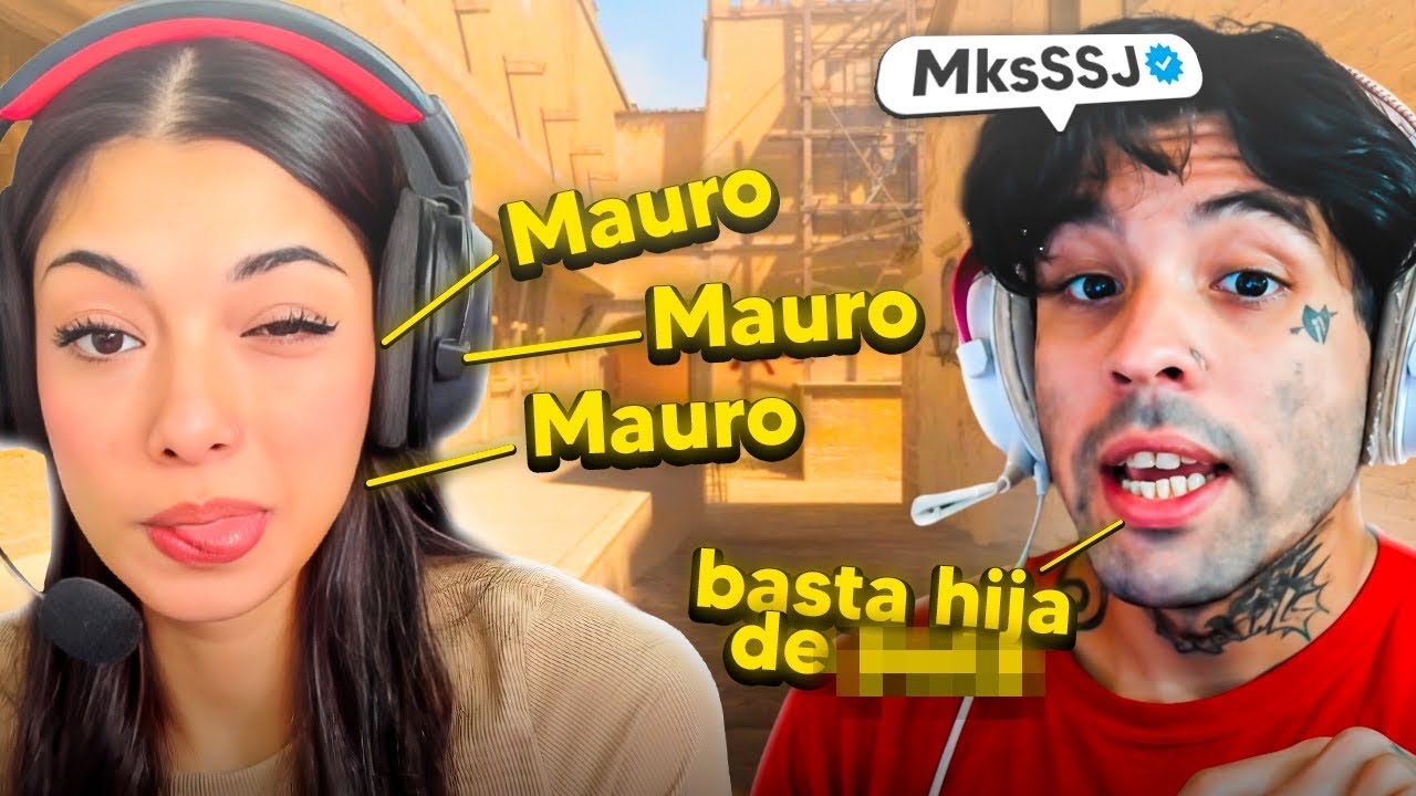 JUGANDO AL CS2 CON MAURO (EL RAPERO 🤨)