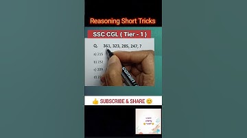 Reasoning Questions With Answers | Number Series Reasoning Tricks | Reasoning SSC | Simple Easy 55M