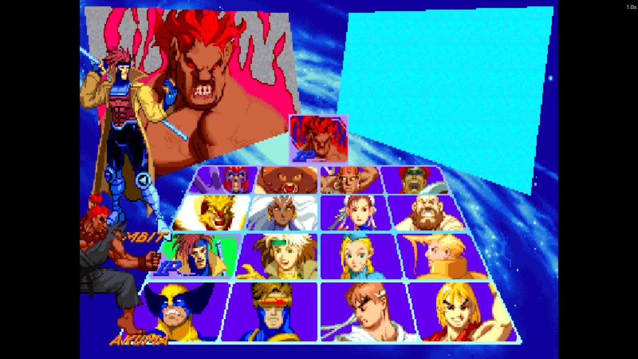Gambit & Akuma – Cards & Chaos! | X-Men vs Street Fighter Arcade