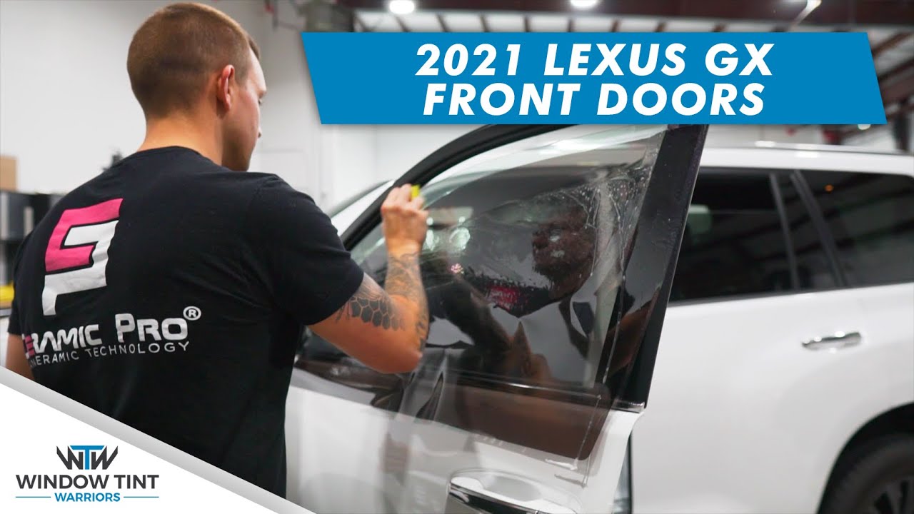 How To Tint Front Door Windows on a Lexus GX Ceramic Pro Kavaca YouTube