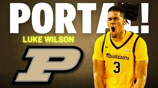 New Purdue Target - Appalachian State Center Luke Wilson
