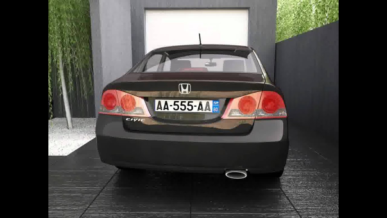 3D Model of Honda Civic 2010 Review