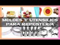 ✔ Moldes para Reposteria de Aluminio / Utensilios para Pasteleria