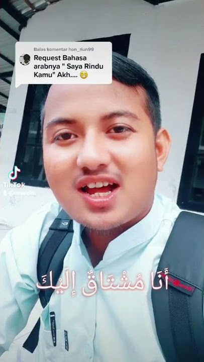 Bahasa Arab ' Aku Rindu Kamu ' 🤗