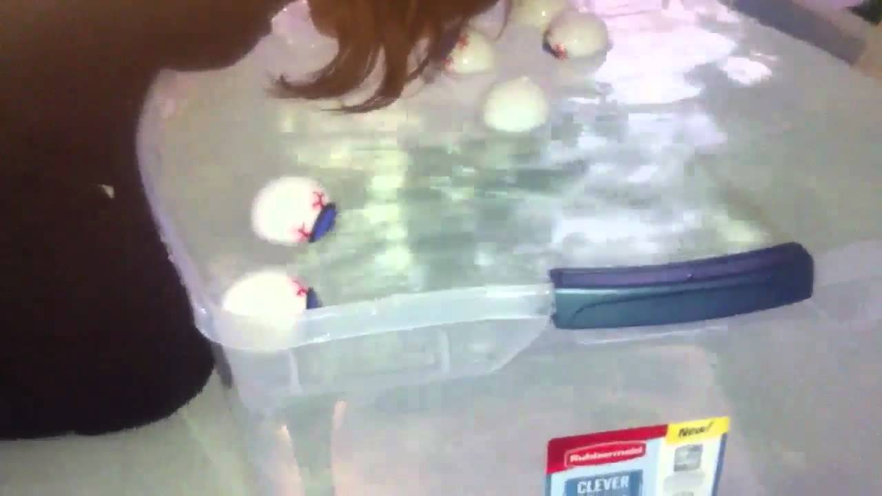 My class Halloween party. Bobbing for eyeballs YouTube