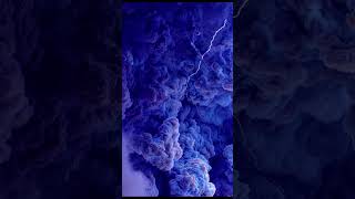 Epic Blue Thunderstorm & Lightning Sky | 4K Aesthetic Live Wallpaper #shorts  #viral  #foryou