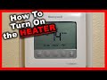 Comment utiliser le thermostat pour la chaleur  comment allumer le chauffage
