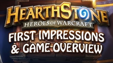 HearthStone: Heroes of WarCraft First Impressions Review & Gameplay Overview