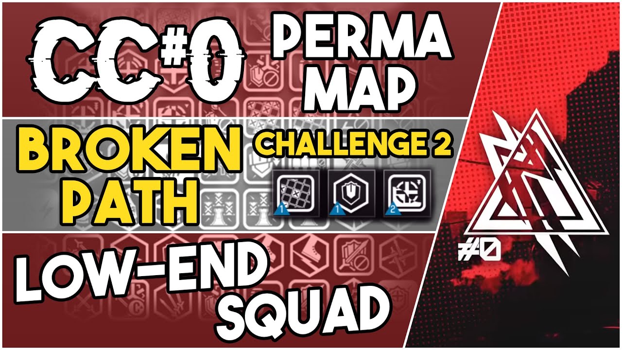 【明日方舟/Arknights】[CC#0 Permanent Map - Broken Path Challenge 2] - Low End Squad - Arknights Strategy