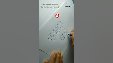 How to write YASHU KARTHIK in bubble letters #shorts #tutorial #fyp