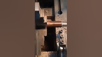 trapezoidal thread || acme thread#youtubeshorts #cnc #machine