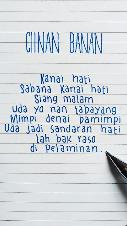 Ciinan Banan || Shinta Arsinta || Uda jadi sandaran hati Lah bak raso di palaminan 👩‍❤️‍👨