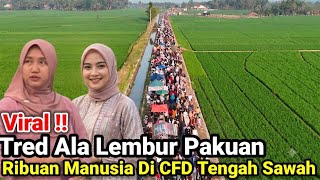 Viral ‼️Lembur Pakuan-Style Trend, Thousands Crowd the Car-Free Day in the Middle of Banjarnegara...