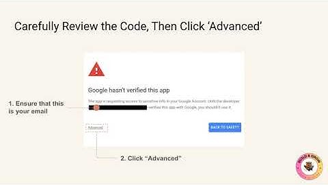 Step-by-Step Guide to Authorizing Google Apps Script