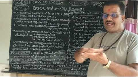 GSEB, Class -10 , Social science, Ch-9- Forest and Wildlife Resorces