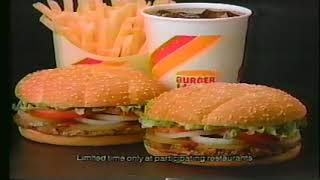 Burger King You're Free 1988 Commercial