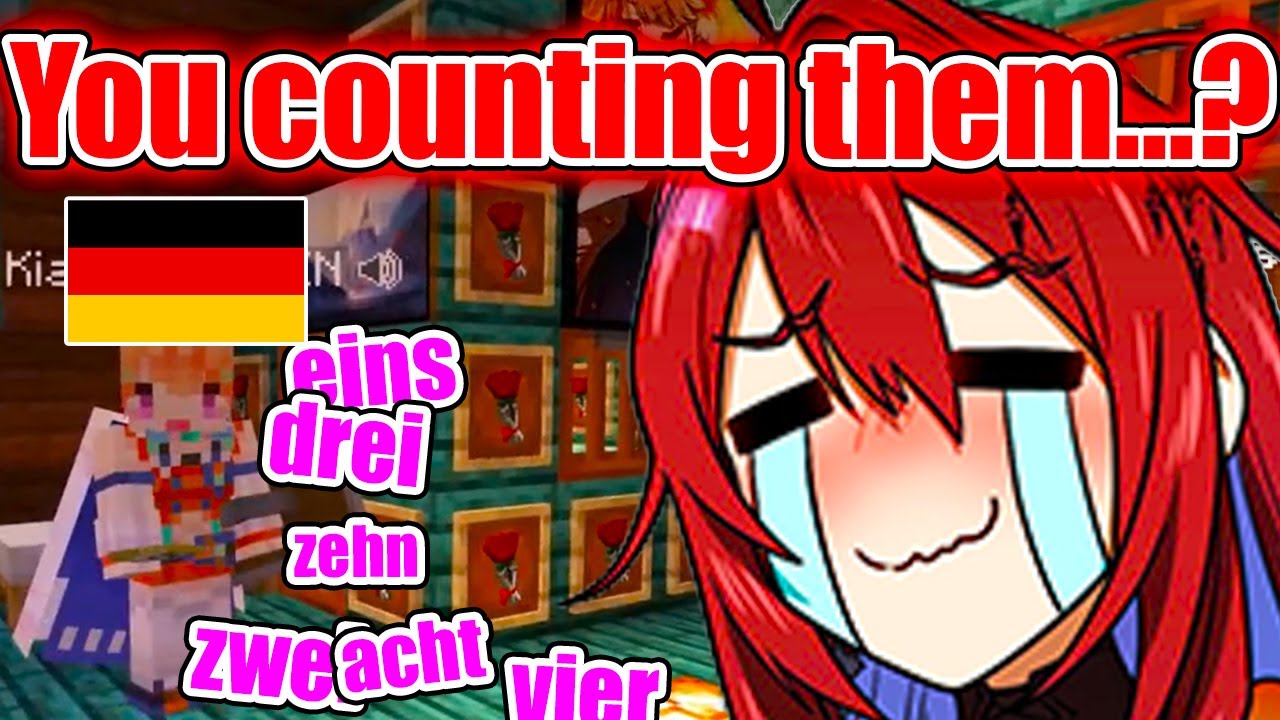 Kiara Has to Start Counting in German After Liz Gives Her WAY Too Many Roses 【Hololive EN】