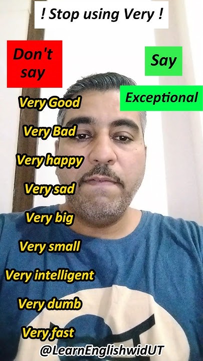 Don t Use VERY Use These Alternative Words YouTube don-t-use-very-use-these-alternative-words-youtube