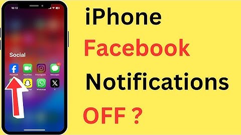 iPhone Me Facebook Notification Kaise Band Kare | How To Turn Off Facebook Notifications On iPhone