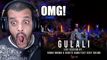 FIRST TIME HEARING TO GULALI - RIDHO RHOMA & SONET2 BAND feat REGY SULING (Live Session) DZ REACTION