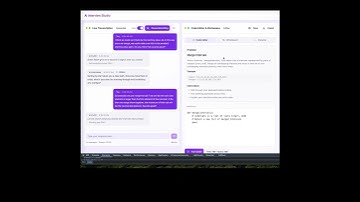 AI Interviewer (Alpha): Merge Intervals & Instant Java Switch #ai #chatgpt