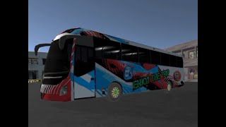 Free Bus How to add id extreme design 13 livery in a Indonesia extreme bus screenshot 5